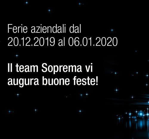 Nostri orari di apertura durante il periodo natalizio