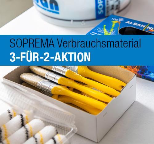 Soprema Verbrauchsmaterial 3 -für- 2-Aktion