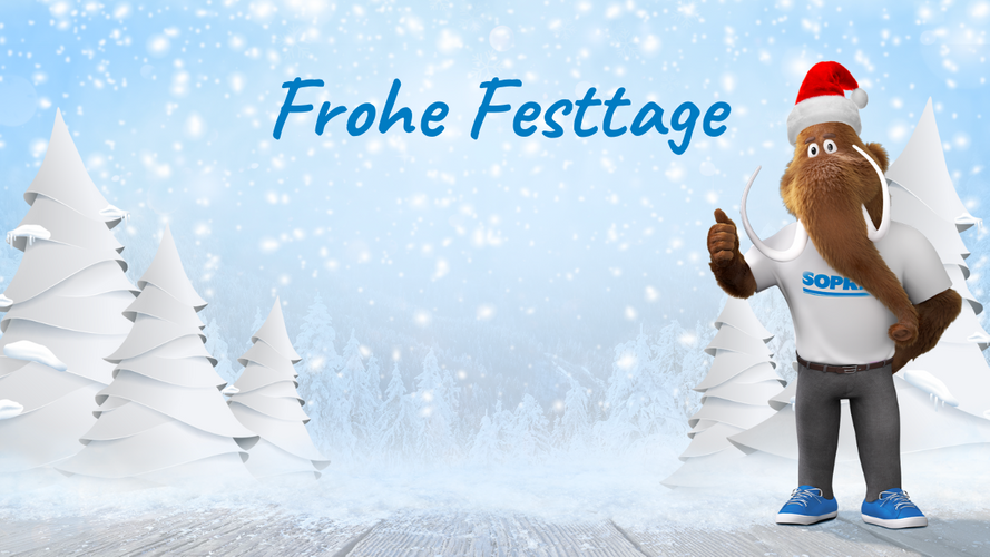 Öffnungszeiten während den Festtagen und Neujahr