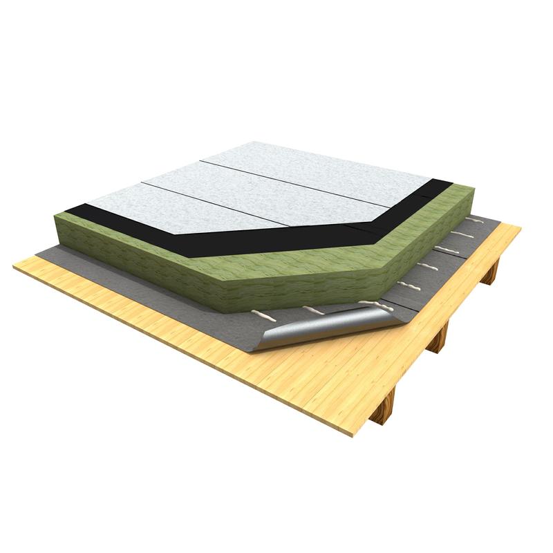B 3.2.2 Warmdach mit Mineralfaserplatten