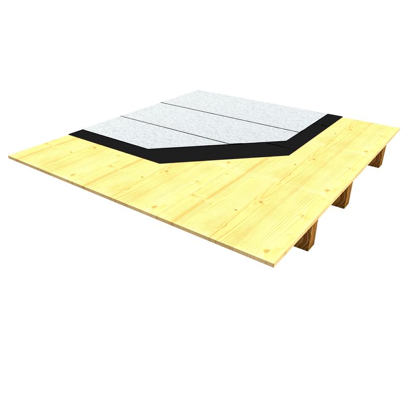 B 3.6.1 Flachdach ohne Wärmedämmung