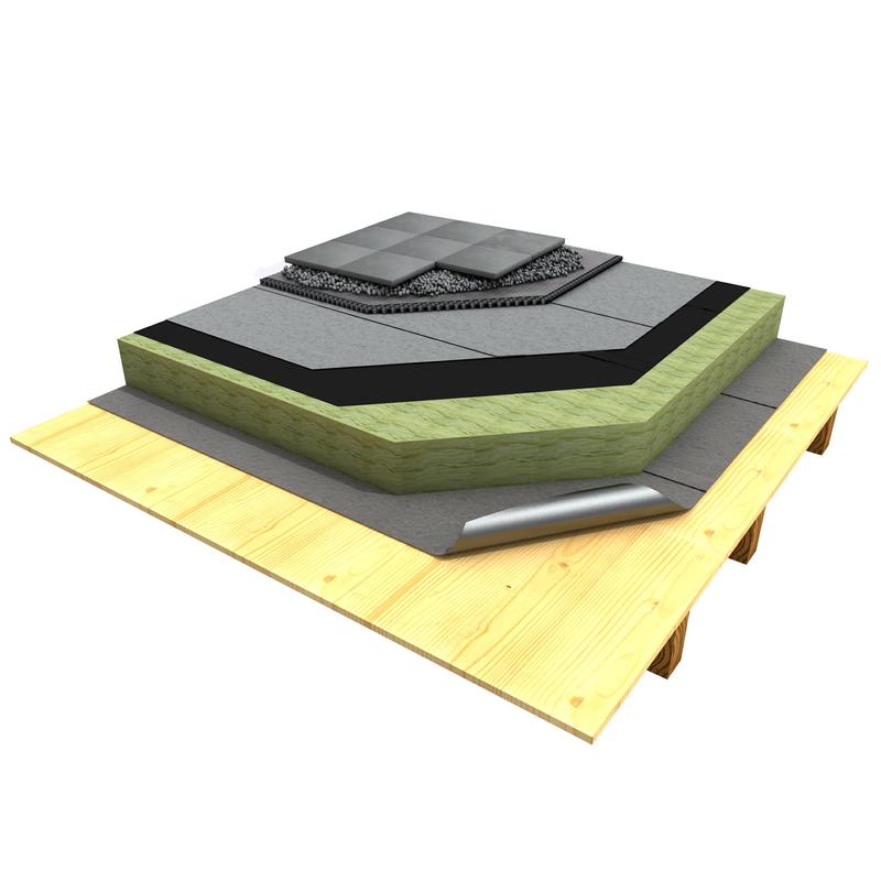 B 3.7.3 Warmdach mit Mineralfaserplatten