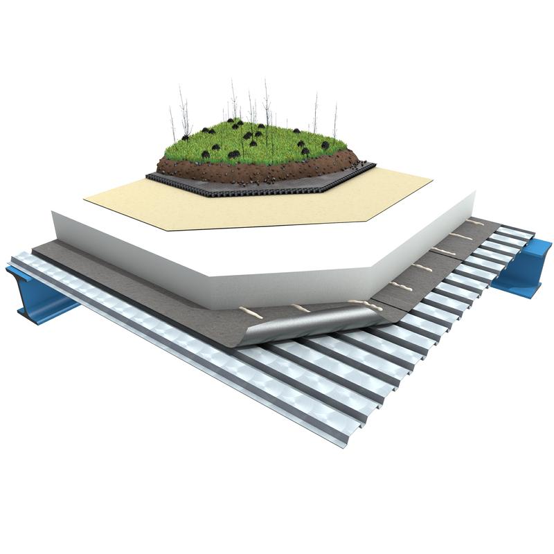 K 2.4.4 Warmdach mit expandierten Polystyrolplatten