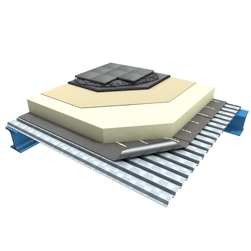 K 2.3.1 Warmdach mit PIR-Hartschaumplatten
